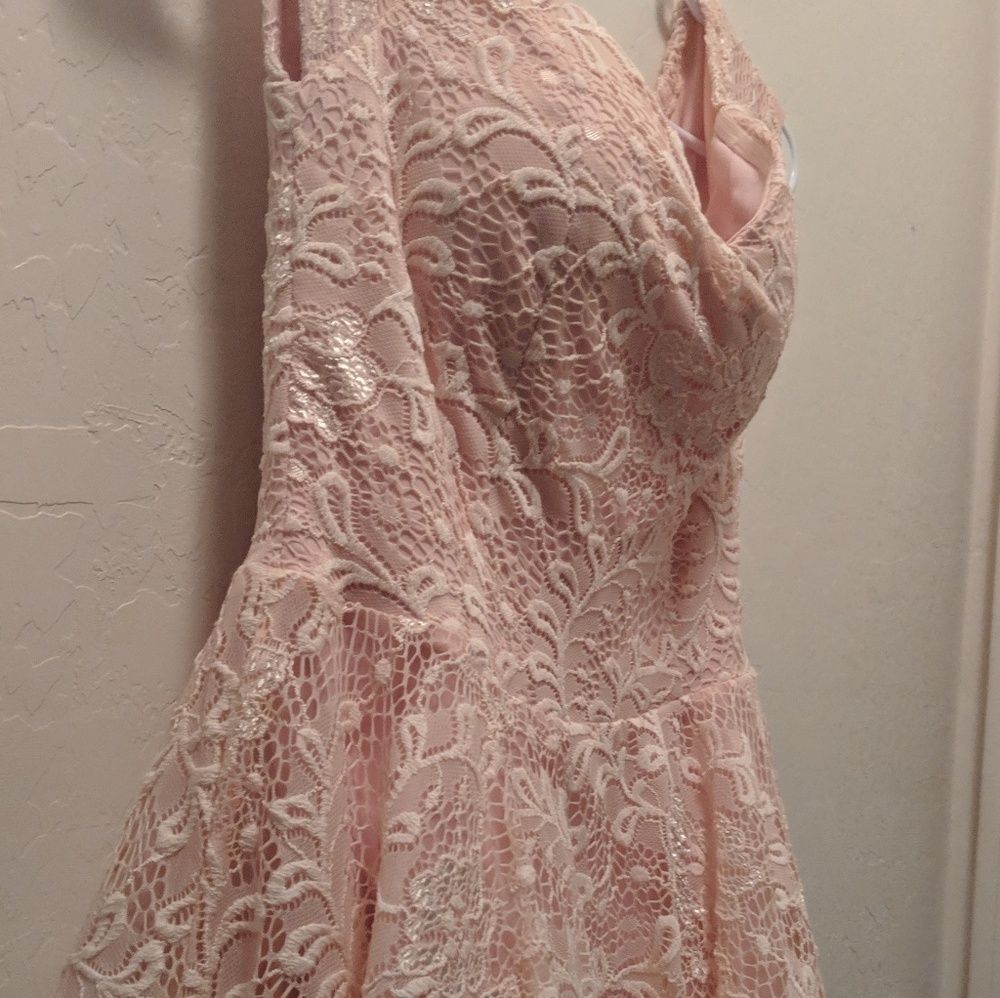 Off the shoulder cocktail dress